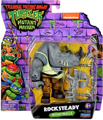 Teenage Mutant Ninja Turtles  Speelfiguur - Rocksteady Mutant Muscle