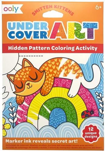 Ooly – Undercover Art Hidden Patterns Coloring Activity – Smitten Kittens