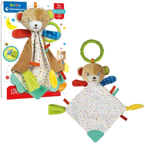 Clementoni Hochet ours doux pour bébé