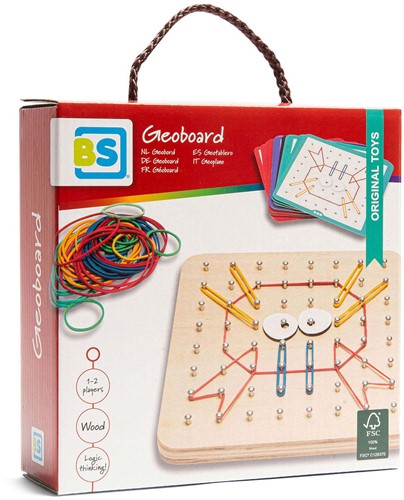 BS Toys Geobord Hout - Kinderspel