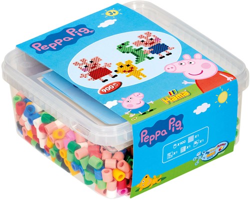 Hama Strijkkralenset Maxi - Peppa Pig, 900st.