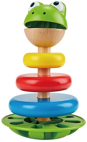 Hape Mr Frog Stacking Rings