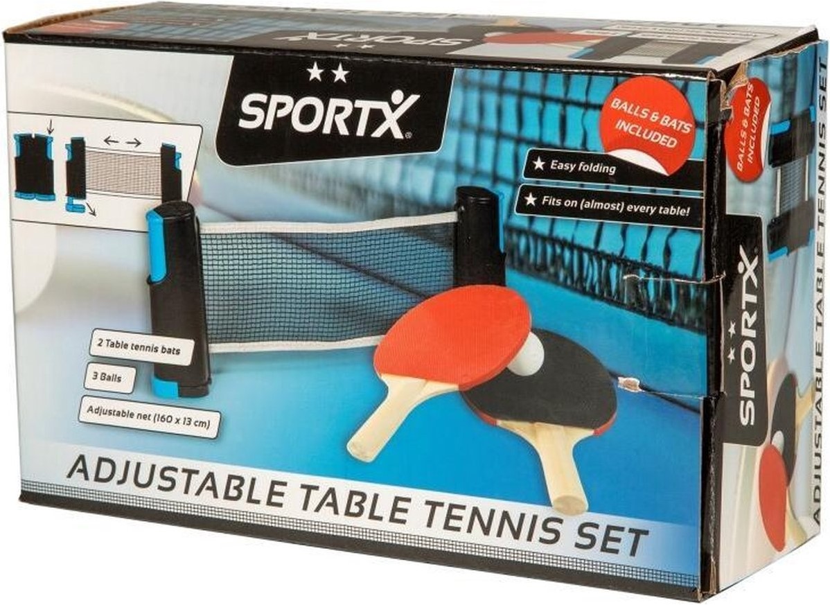 Filet de tennis de table enroulable SportX