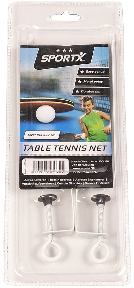 Filet de tennis de table enroulable SportX