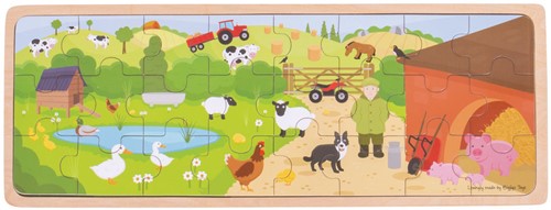 Bigjigs Puzzle à la ferme