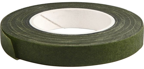 Creativ Company CC  Floral Tape 12mm × 27 m Donkergroen