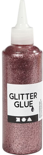 Creativ Company CC Glitterlijm 118 ml Lichtroze