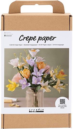 Merkloos CC Startersset Crepepapier Bloemen Lenteboeket