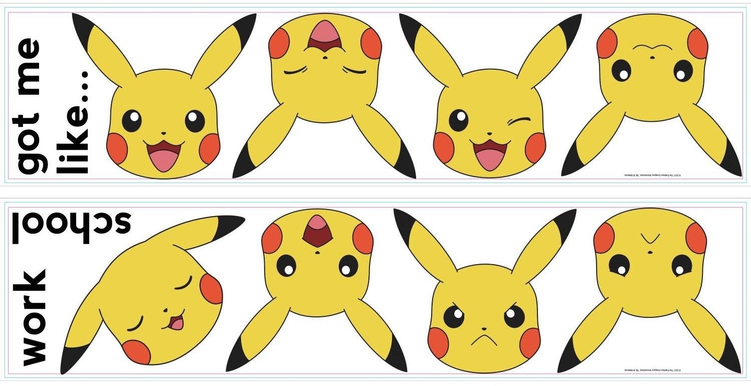 Stickers muraux Pokémon