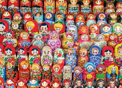 Eurographics Puzzle Russian Matryoshkas Dolls - 1000 Teile