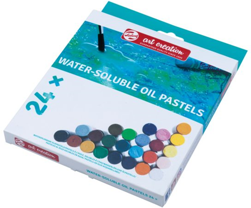 Merkloos TAC Wateroplosbare Oliepastels Set 24x