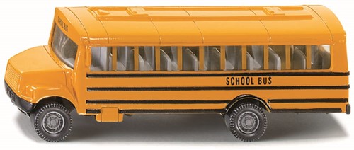 SIKU 1319, US-Schulbus, Spielzeugauto für Kinder, Metall/Kunststoff, Gelb, Vielseitig einsetzbar