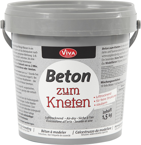 Viva Decor Viva Decor Knetbeton 1500 gr Grau